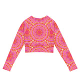 Solar Flare Recycled Long Sleeve Crop Top